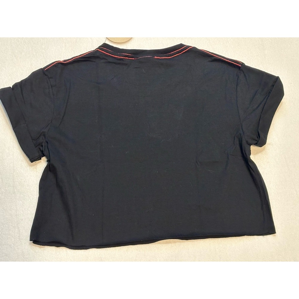 NWT Vintage 80's Radio Days BETTY BOOP Women's Baby Raw Hem‎ Crop Tee Shirt  M/L - Picture 5 of 5